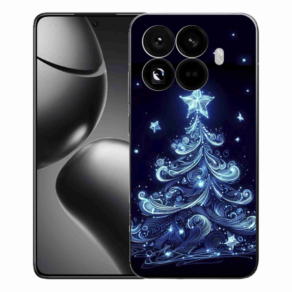 Gél borítás mmCase a Xiaomi 15T Pro számára - neon karácsonyfa 4