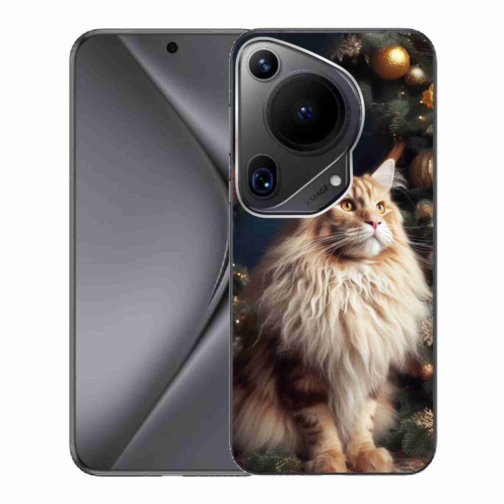 Gél borítás mmCase a Huawei Pura 70 Ultra számára - macska a fánál