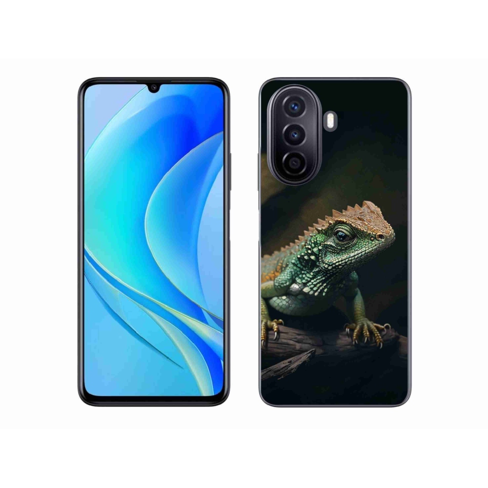 Gél borító mmCase a Huawei Nova Y70 készülékhez - gyík