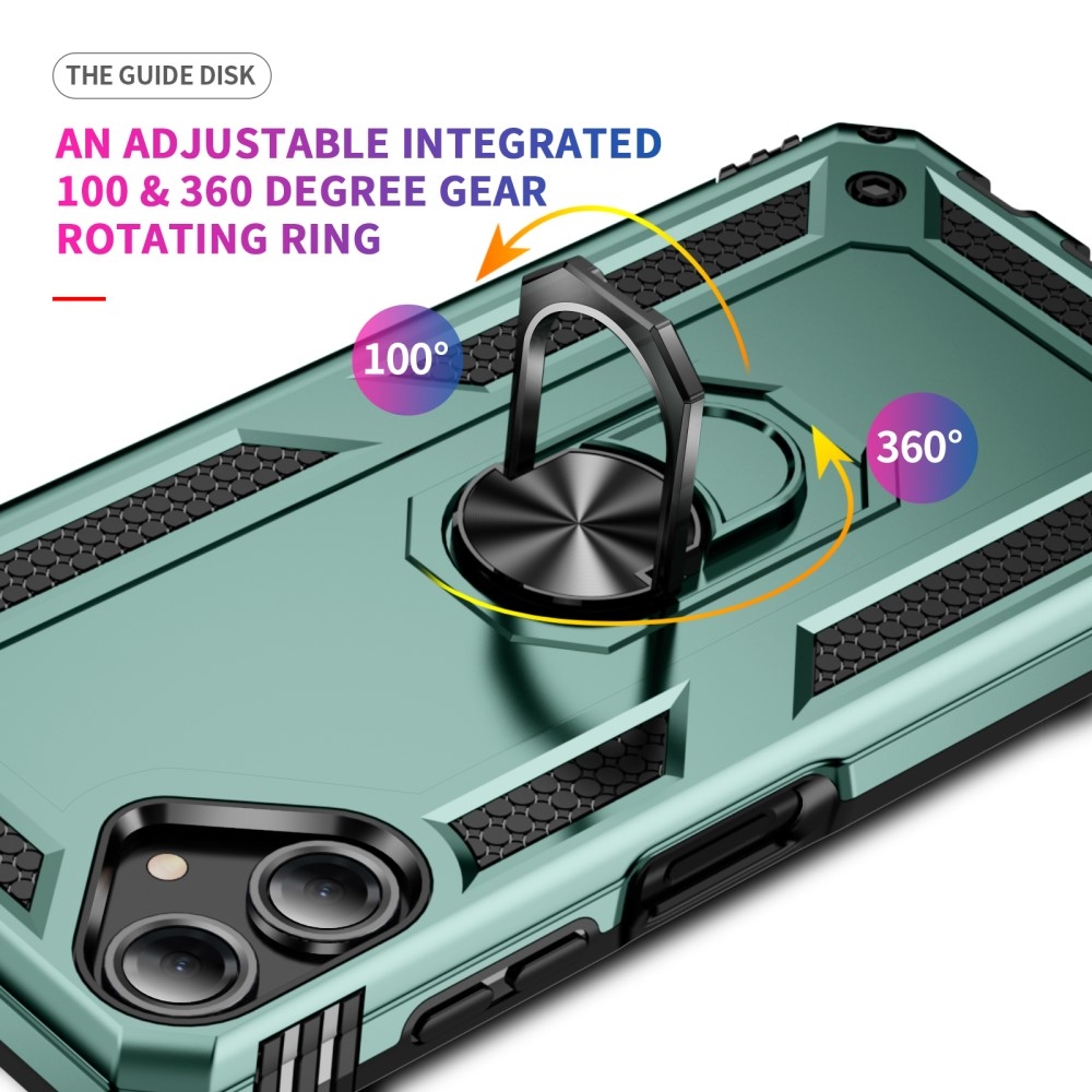 Gyűrűk tartós borítása Samsung Galaxy A06 4G készülékhez - zöld