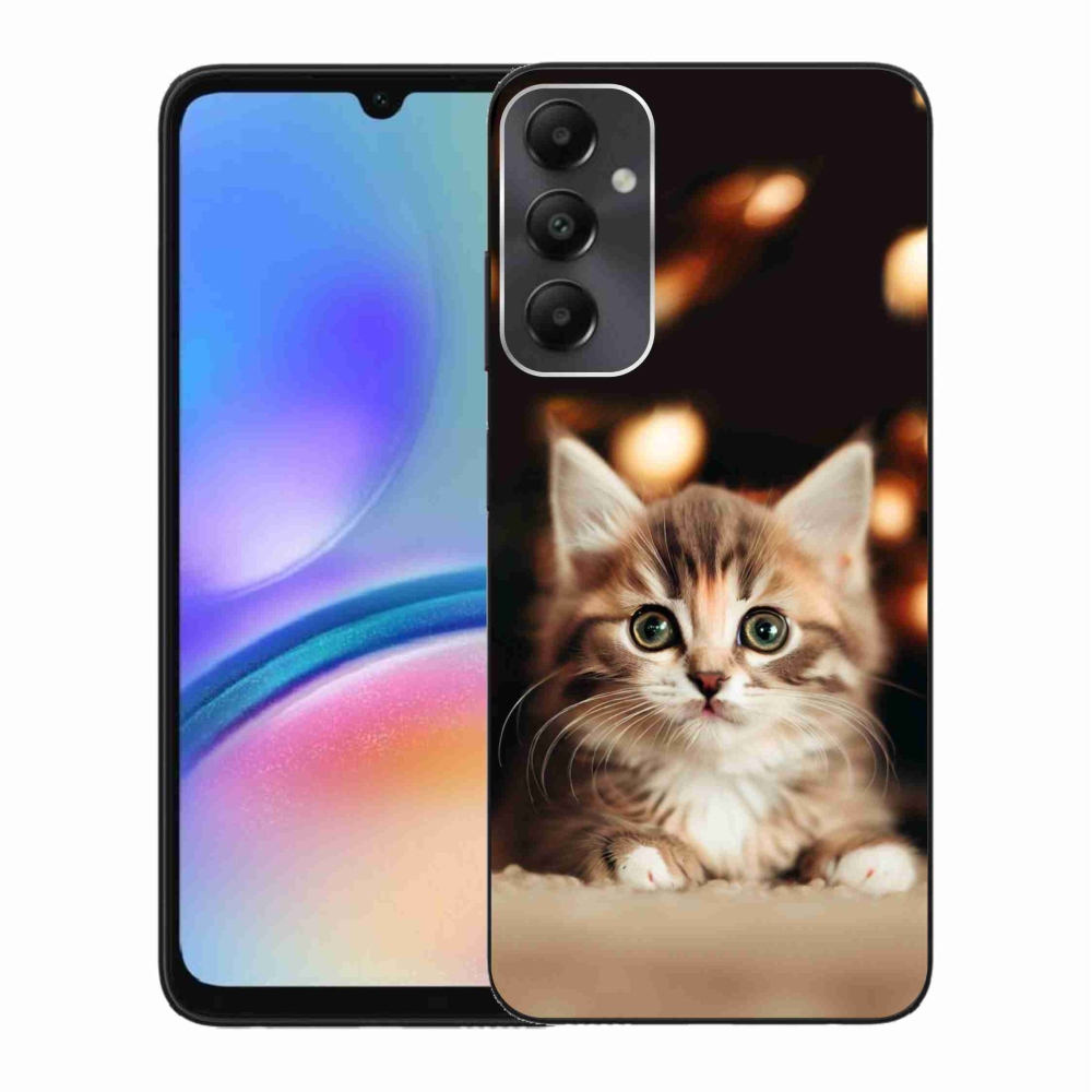 Gél borítás mmCase Samsung Galaxy A05s készülékhez - aranyos cica 2