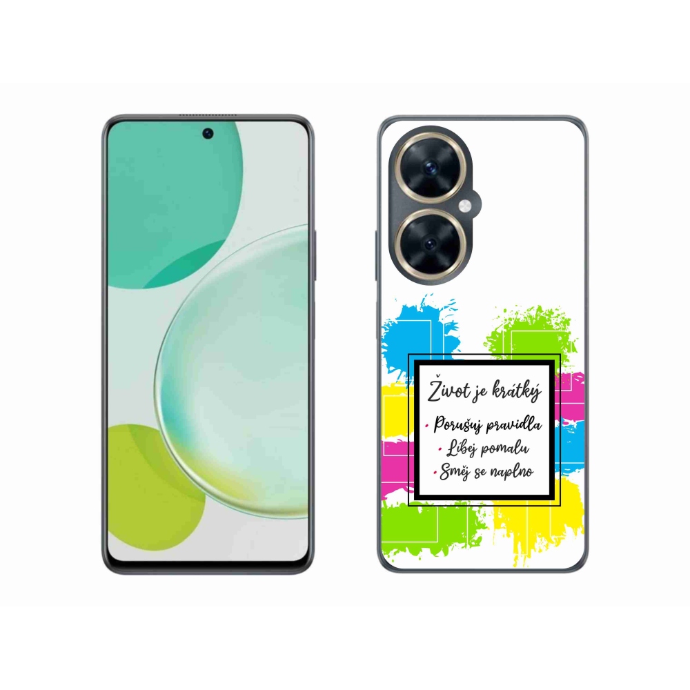 Gél borítás mmCase a Huawei Nova 11i - idézet 5 fehér háttérrel
