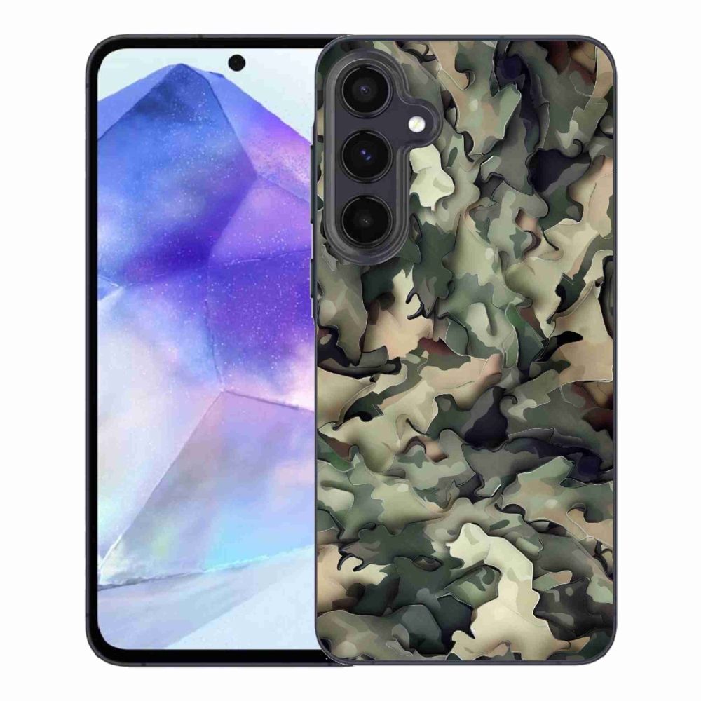 Zselés borítás mmCase Samsung Galaxy A55 5G - terepszínű minta 9