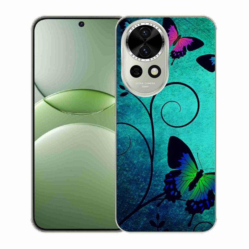 Gél borító mmCase a Huawei Nova 13 5G-n - színes pillangók