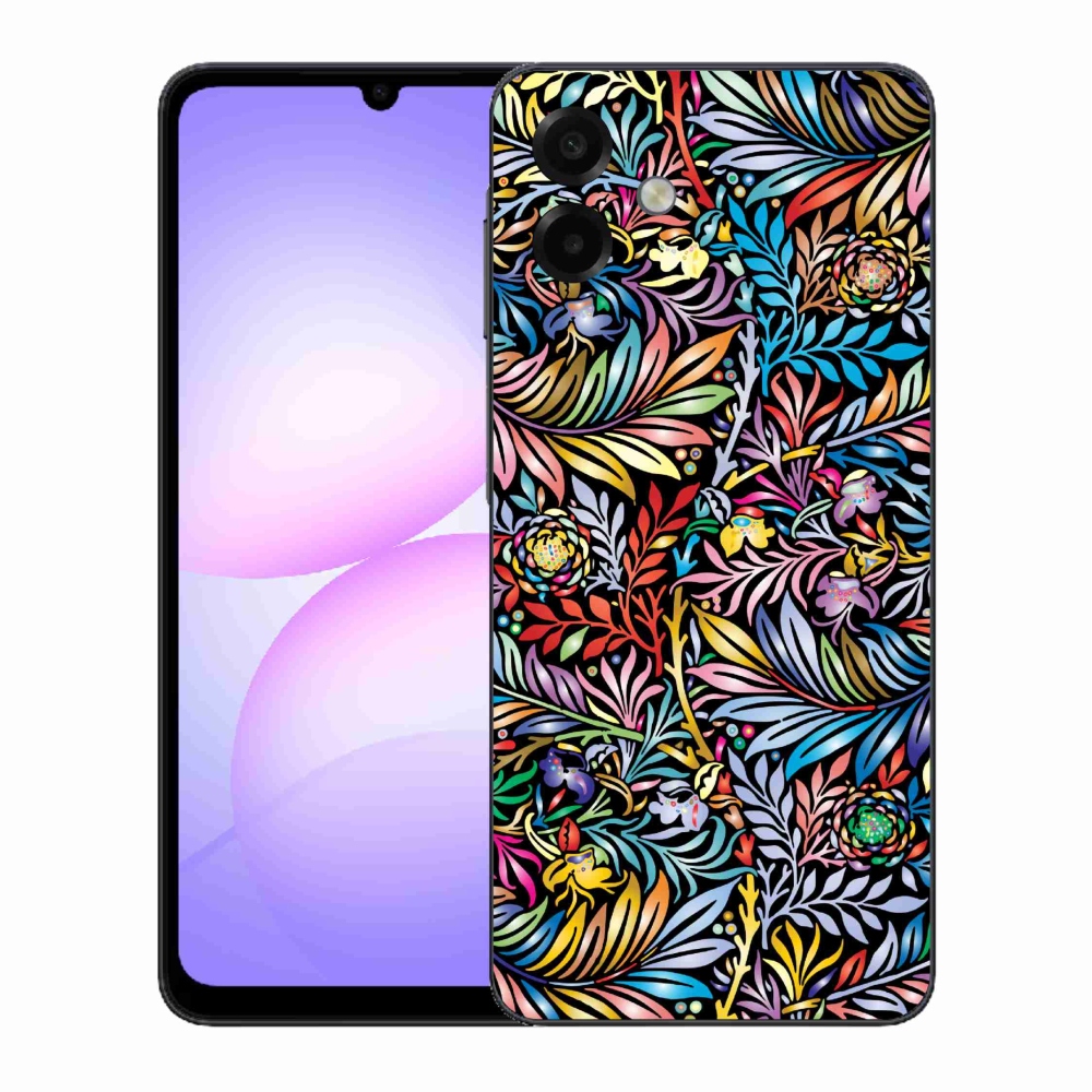 Gél borítás mmCase Samsung Galaxy A07 4G - virágok 5