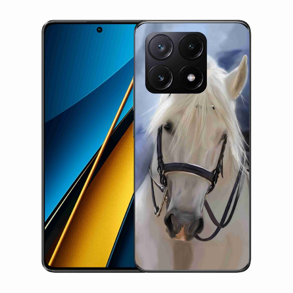 Gél borítás mmCase a Xiaomi Poco X6 Pro 5G-hez - fehér ló