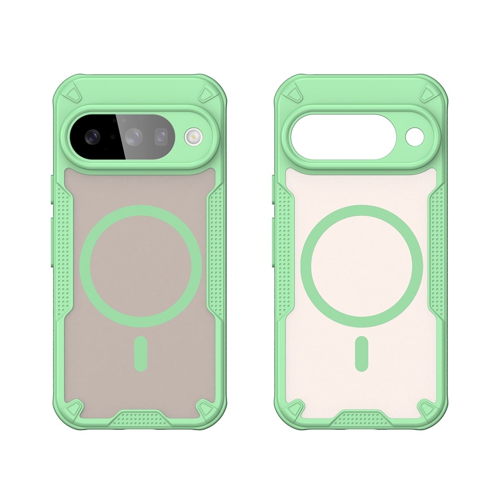 Froste tartós védőburkolat MagSafe-val a Google Pixel 10 készülékhez - zöld