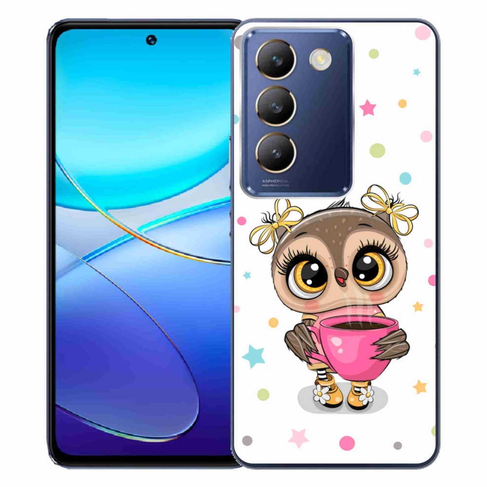 Gél borító mmCase a Vivo V40 SE 4G/5G készülékhez - rajzfilm bagoly