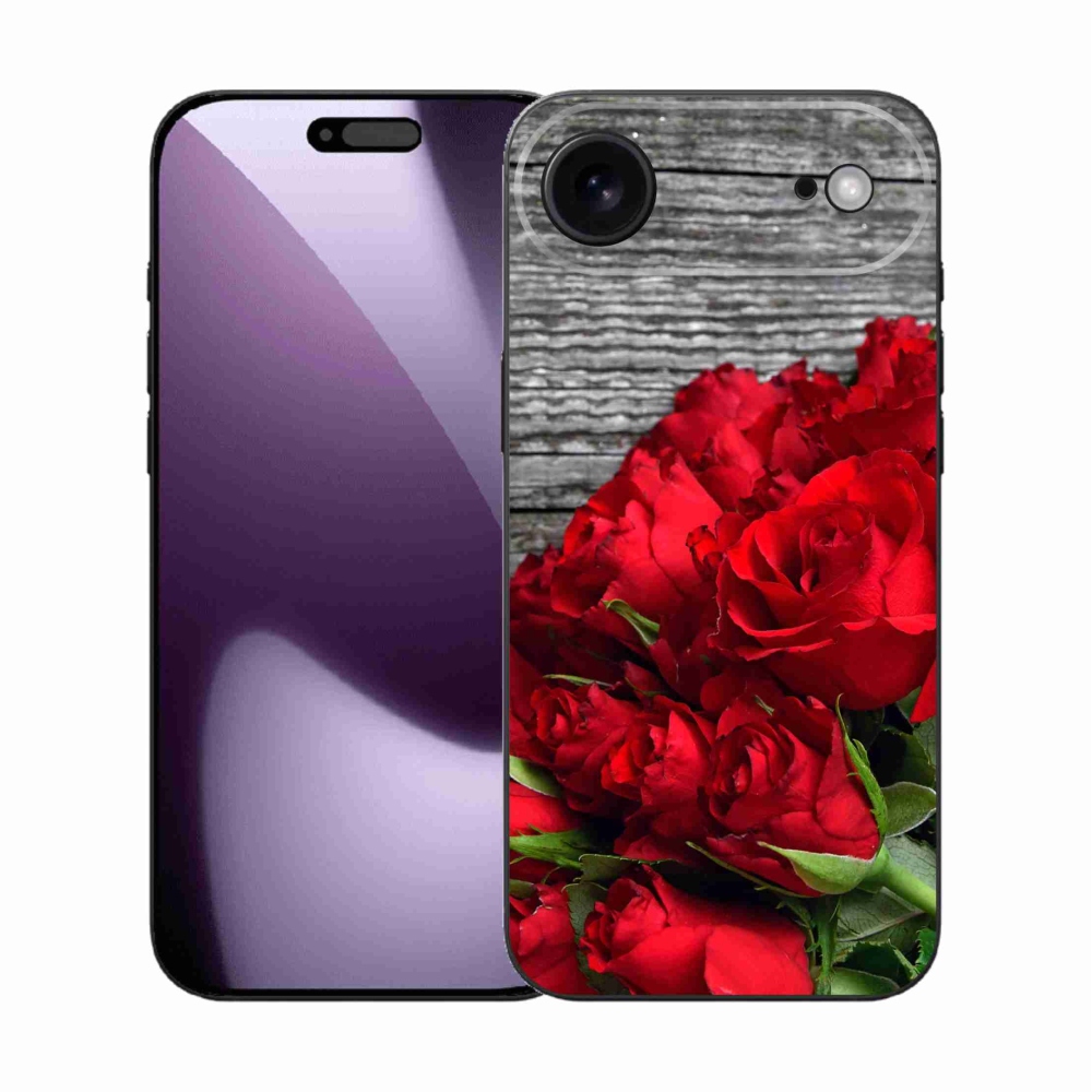 Gél borítás mmCase iPhone 17 Air készülékhez - piros rózsa