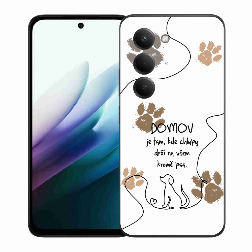 Gél borítás mmCase a Xiaomi Redmi 15 4G/5G (171mm) - kutya motívum fehér háttérrel