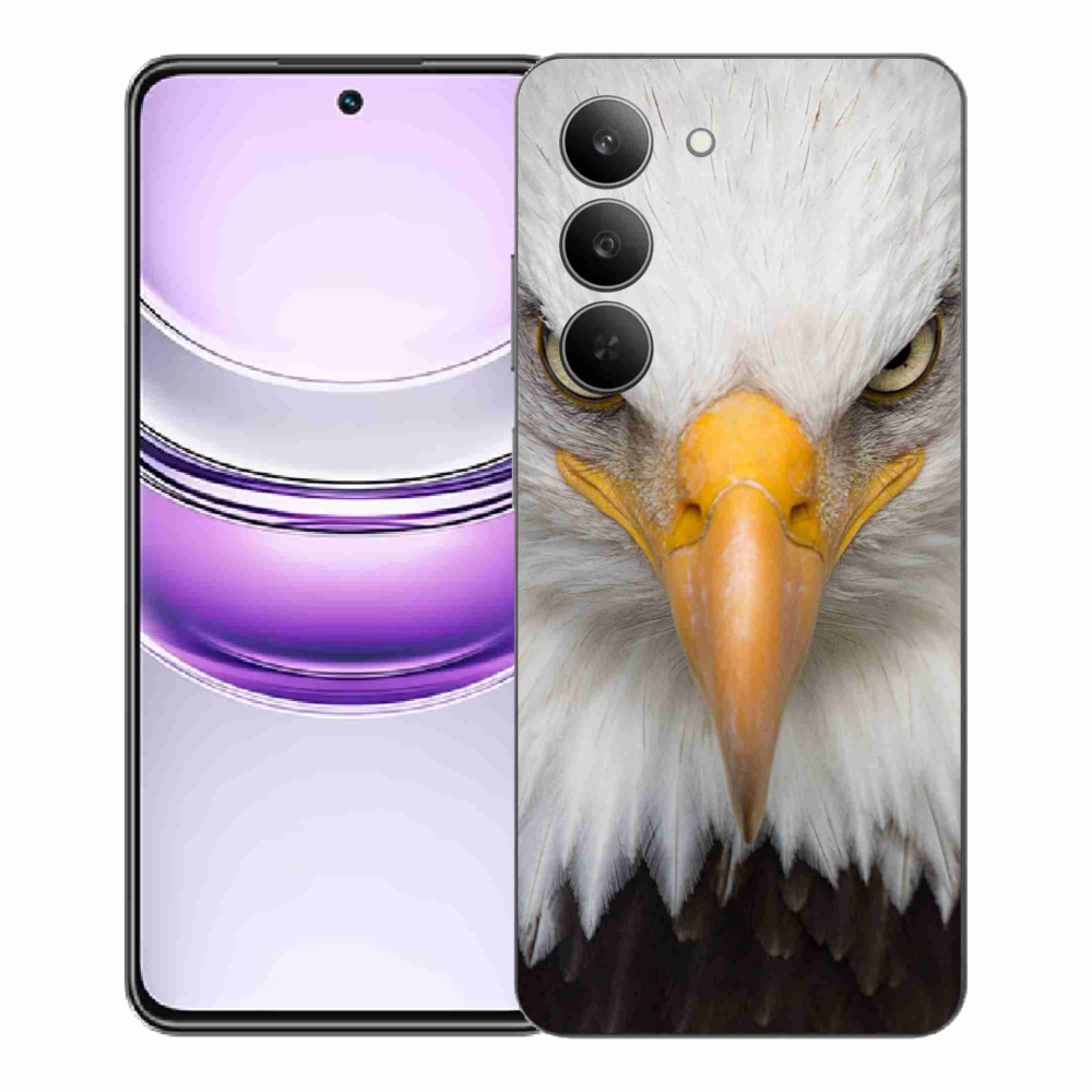 Zselés borítás mmCase a Realme 14x 5G számára - eagle