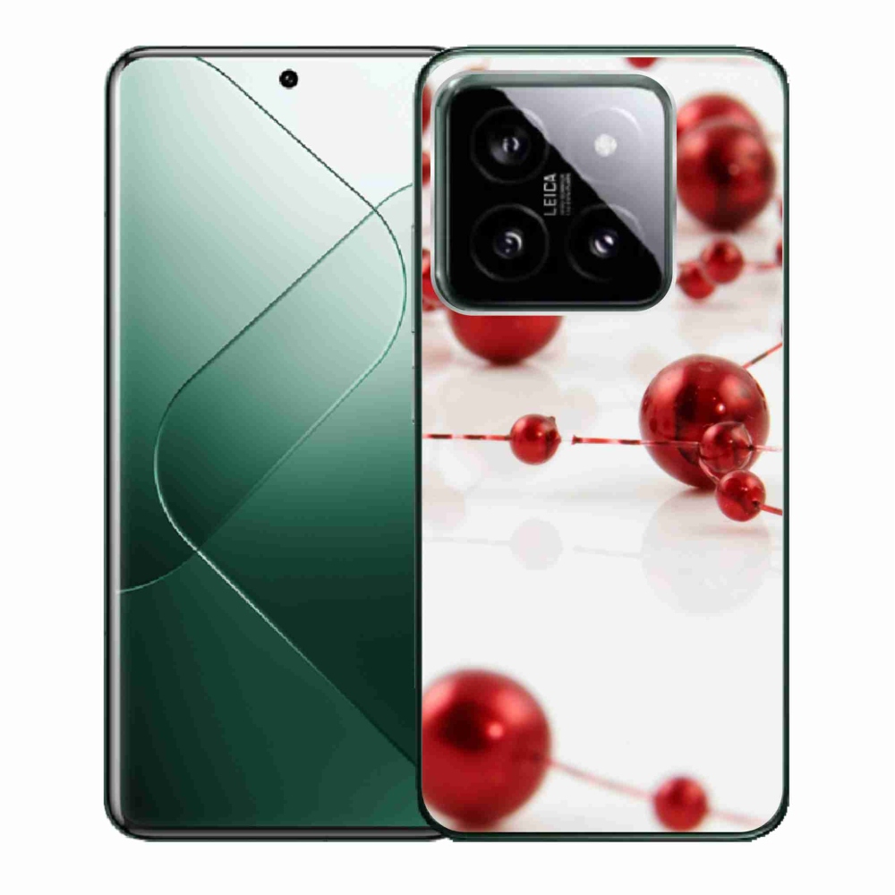 Gél borító mmCase a Xiaomi 14 - karácsonyi lánchoz