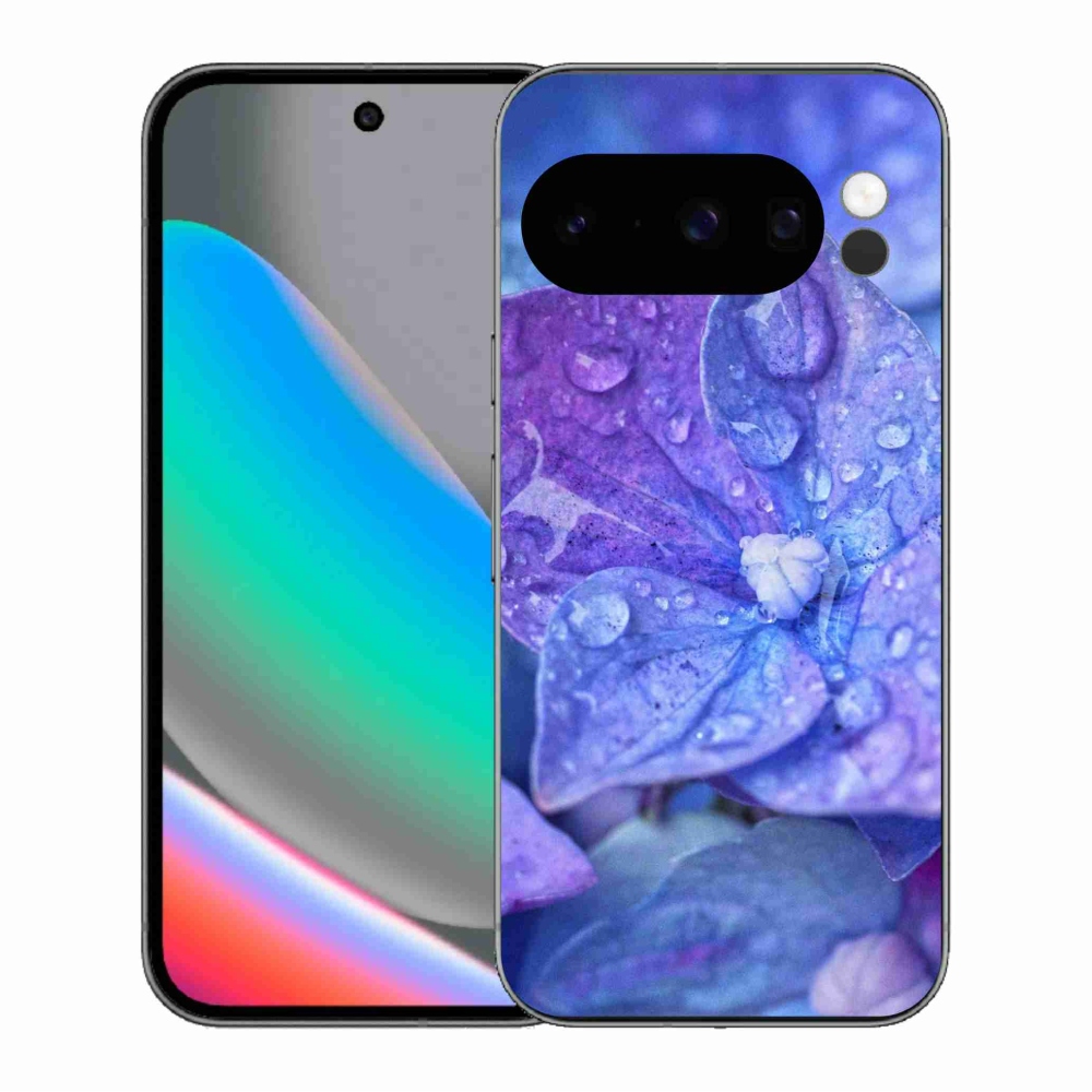 Zselés borítás mmCase a Google Pixel 10 Pro számára - lila virág