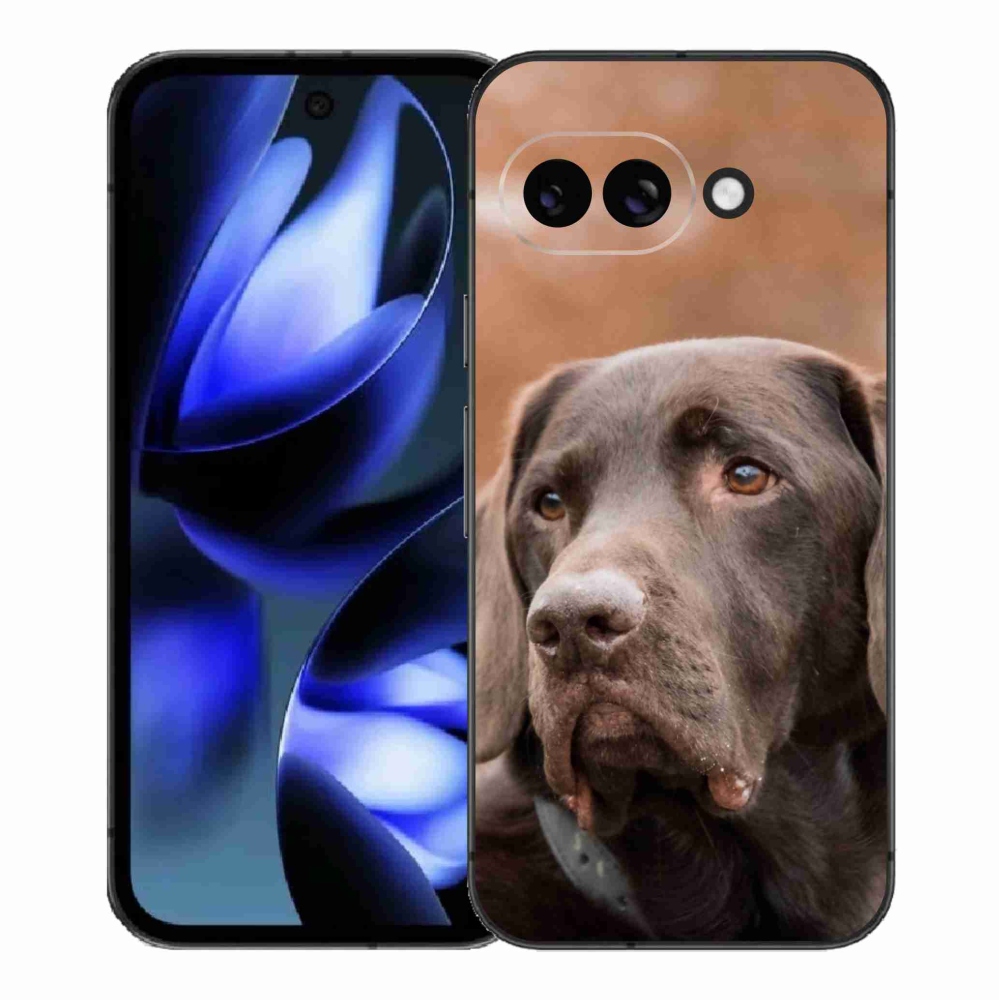 Zselés borítás mmCase a Google Pixel 9a készülékhez - barna labrador