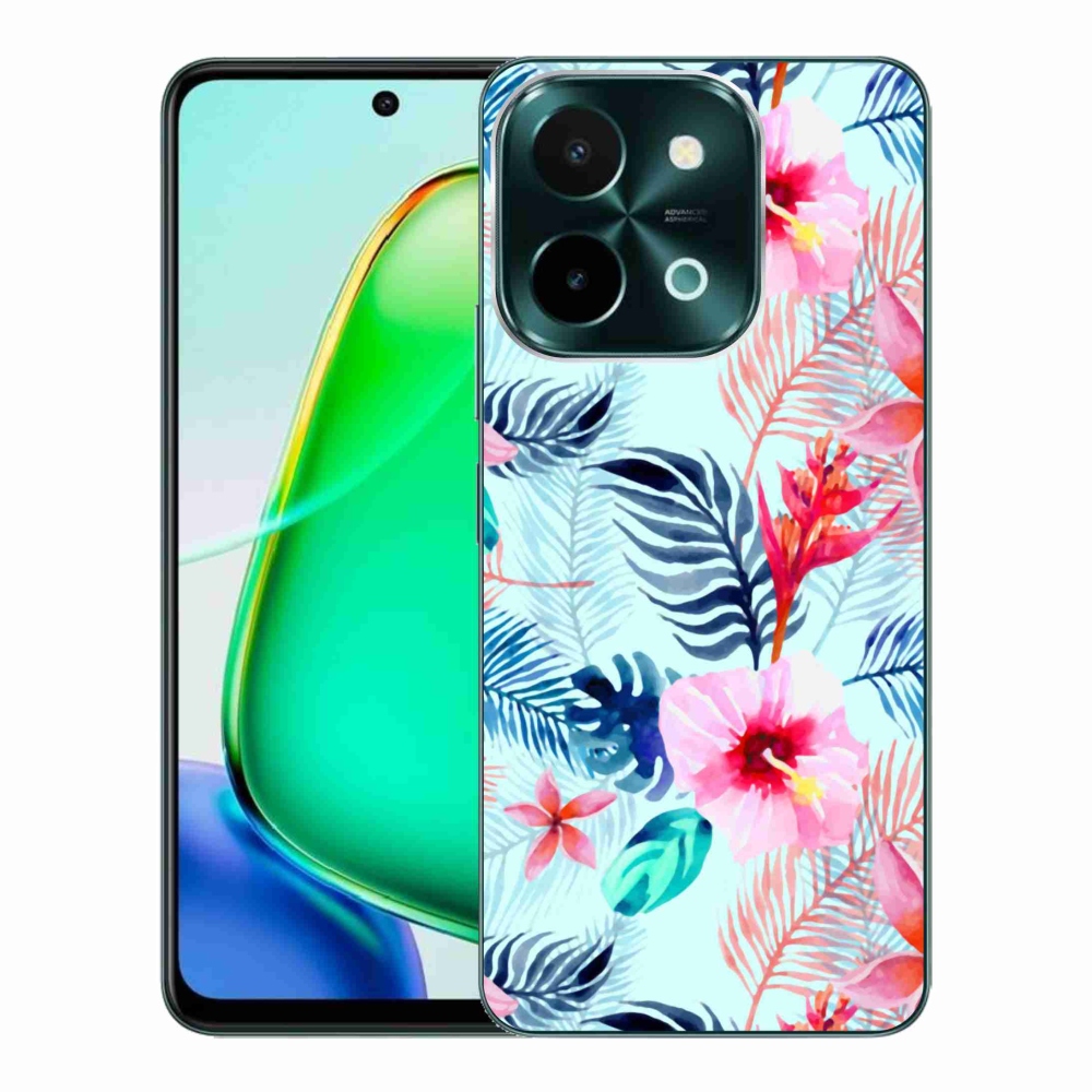 Zselés borítás mmCase a Vivo Y28-hoz - virágok