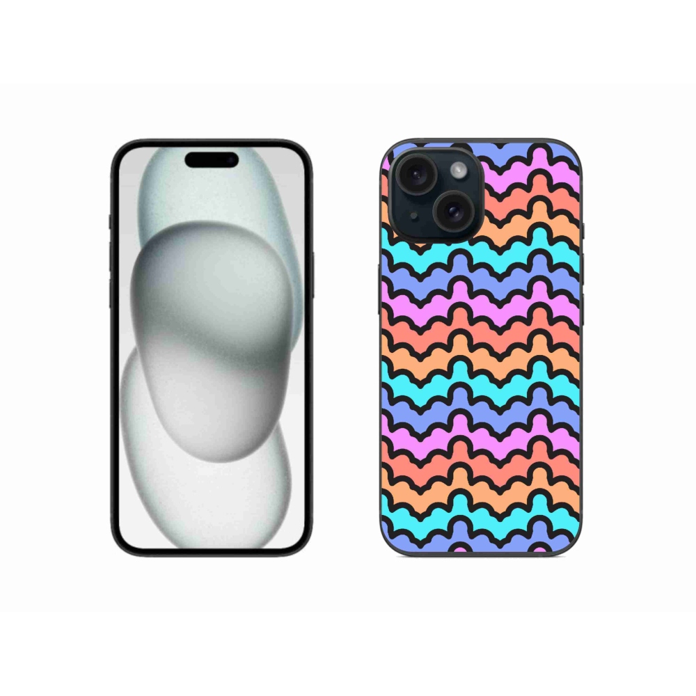 Gél borítás mmCase iPhone 15 - absztrakt motívum 30