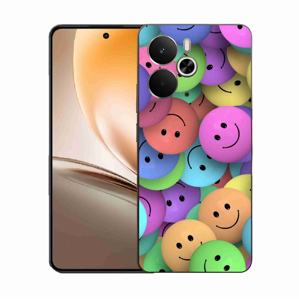 Gél borító mmCase a Realme 14 5G/14T 5G készülékhez - színes smiley-k