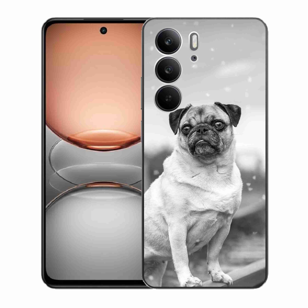 Zselés borító mmCase a Realme C75 készülékhez - mopsz