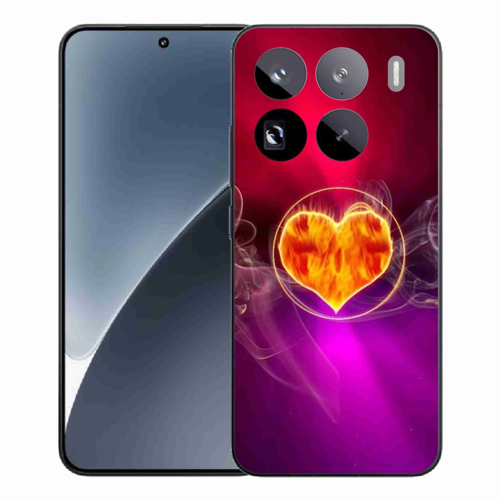 Gél borítás mmCase a Xiaomi 15 Pro számára - tüzes szív