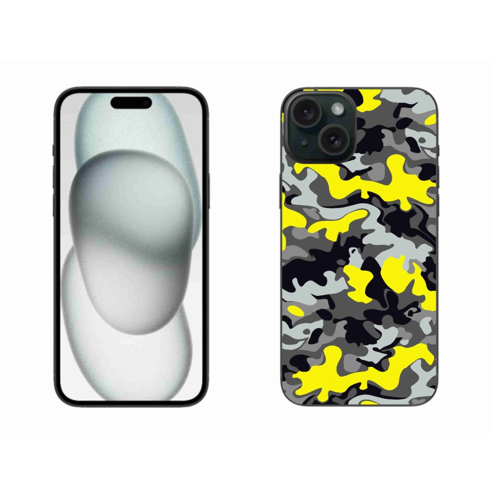 Zselés borítás mmCase iPhone 15 Plus készülékhez - terepszínű minta 6