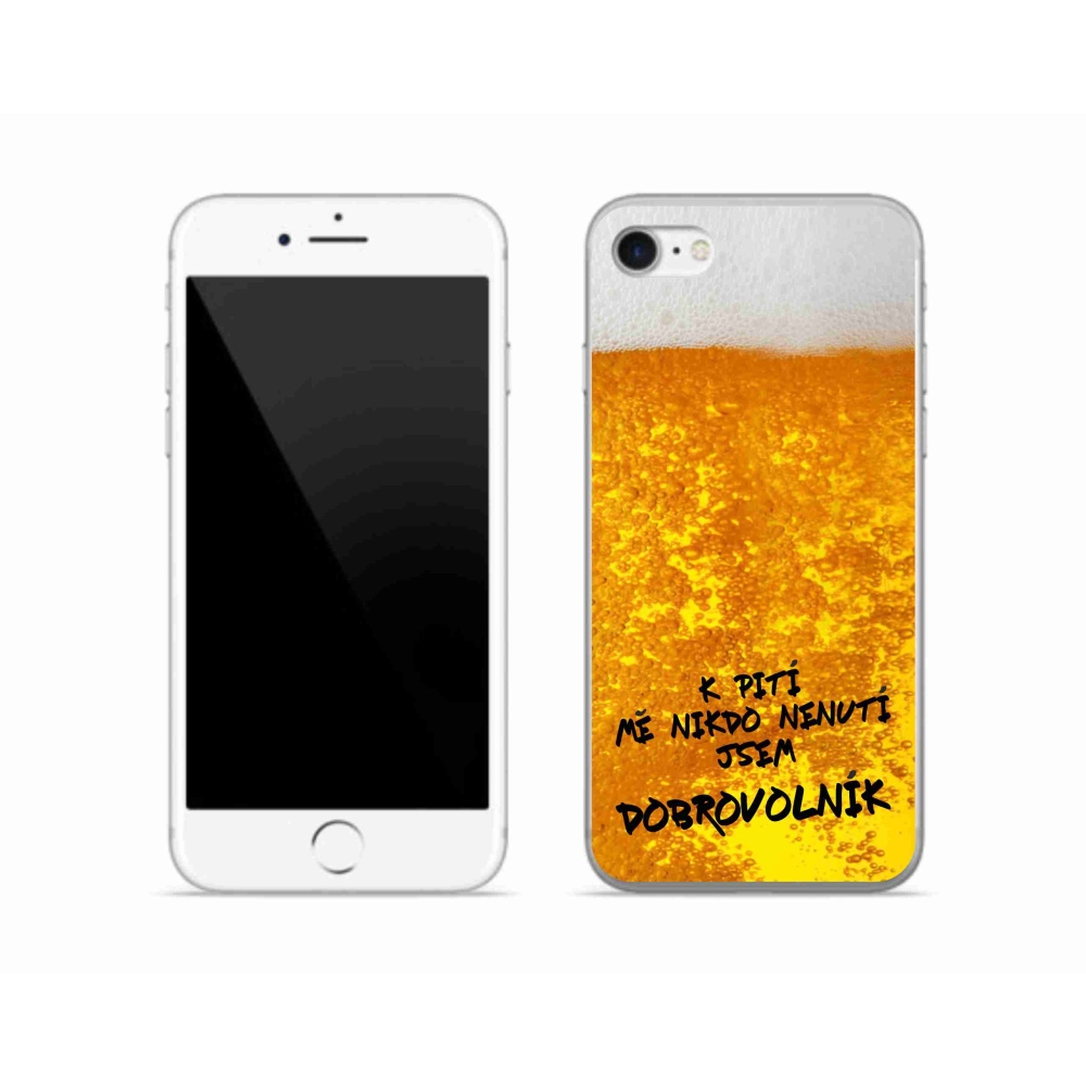 Gél borítás mmCase iPhone SE (2020) - sör motívum 4