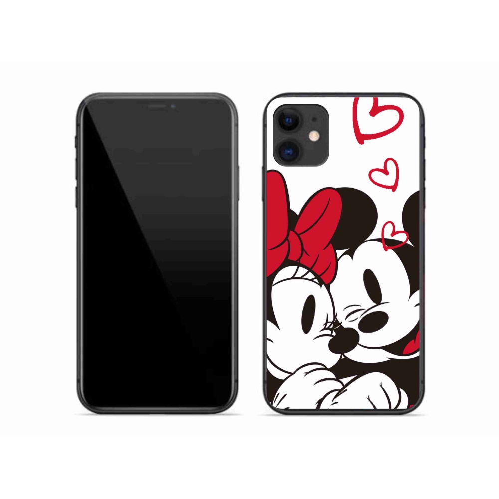 Zselés borítás mmCase iPhone 11 készülékhez - minnie és mickey