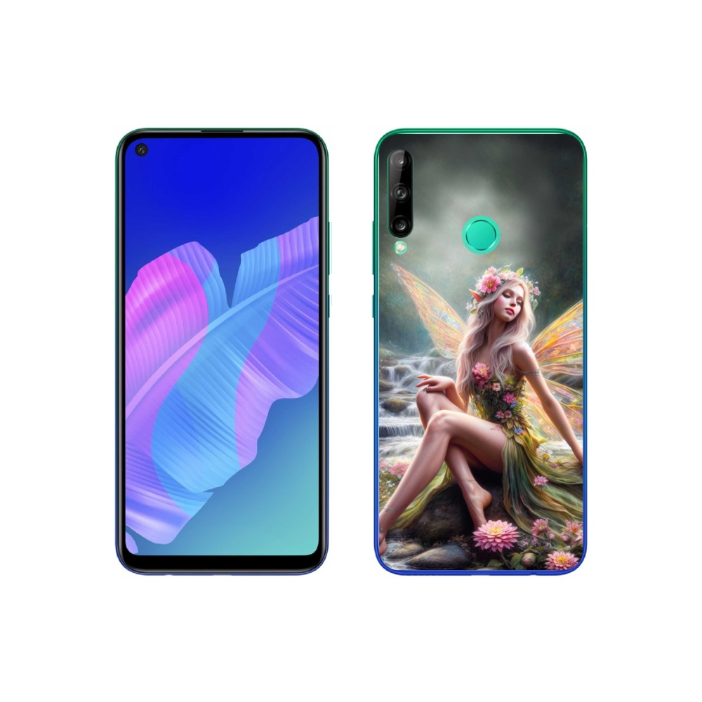 Gél borítás mmCase a Huawei P40 Lite E - pillangó nőhöz 1