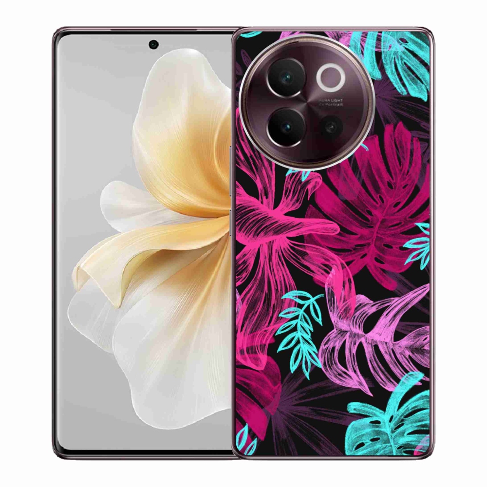 Gél borító mmCase a Vivo V40 Lite 5G készülékhez - virágok 1