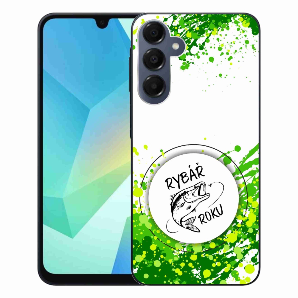 Gél borítás mmCase Samsung Galaxy A16 4G/5G - az év horgásza fehér háttérrel