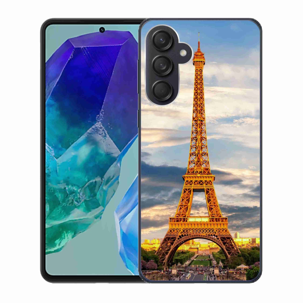 Gél borítás mmCase Samsung Galaxy M55 5G - eiffel torony 3