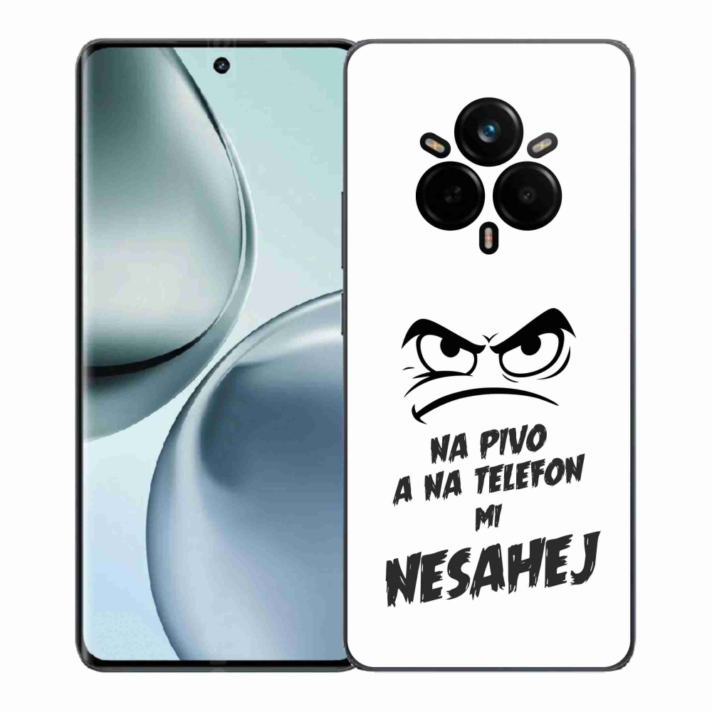 Gél borítás mmCase a Realme 14 Pro 5G számára - sör motívum 2 fehér háttér