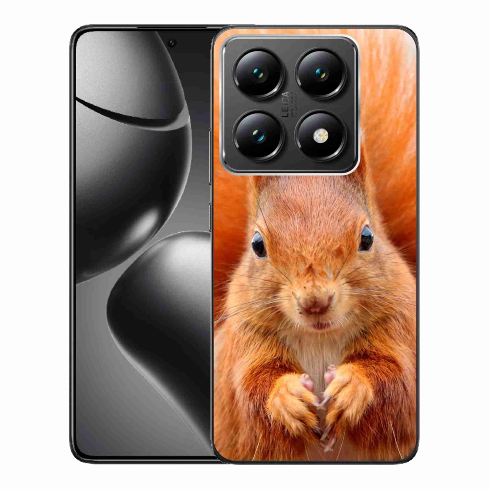 Zselés borítás mmCase a Xiaomi 14T Pro számára - mókus