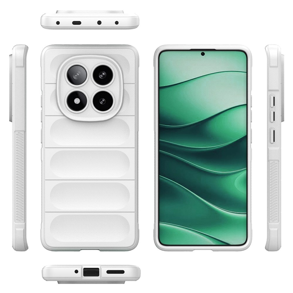 Rugg tartós zselés tok Xiaomi Redmi Note 14 Pro 5G/Poco X7 5G - fehér