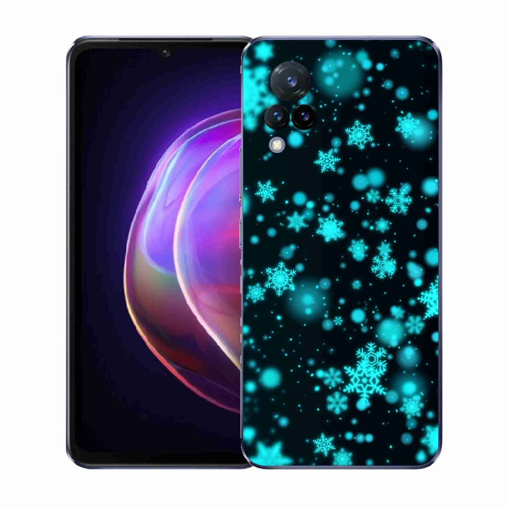 Gél borítás mmCase a Vivo V21 4G/5G készülékhez - hópelyhek 1