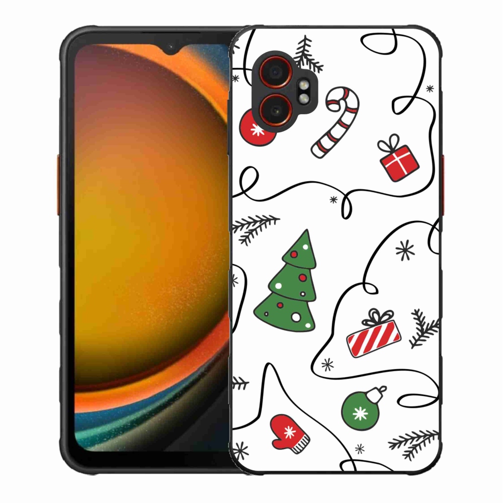 Gél borítás mmCase Samsung Galaxy Xcover 7 Pro készülékhez - karácsonyi motívumok