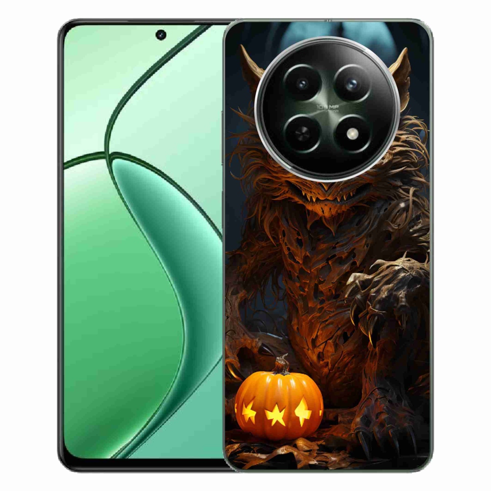 Gél borítás mmCase a Realme 12 5G/12x 5G készülékhez - Halloween szörnyeteg