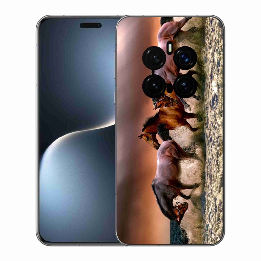 Zselés borítás mmCase a Honor Magic 7 Pro 5G készülékhez - lovak 1