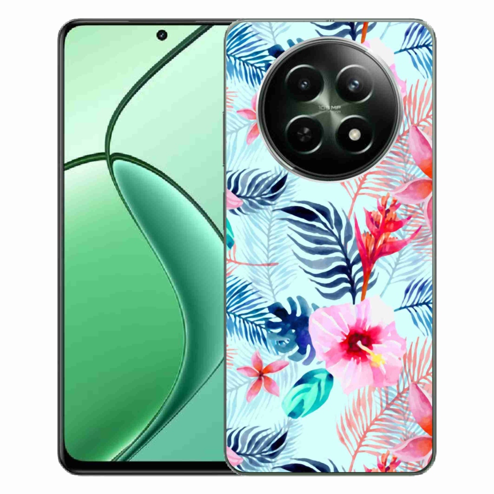 Zselés borítás mmCase a Realme 12 5G/12x 5G készülékhez - virágok