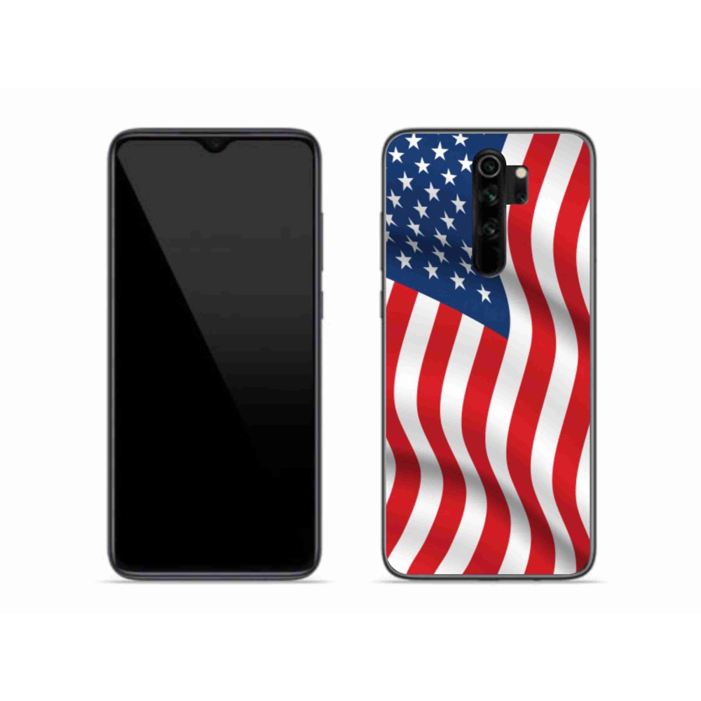 Gél borítás mmCase a Xiaomi Redmi Note 8 Pro számára - amerikai zászló