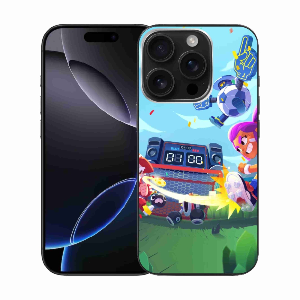 Zselés borítás mmCase iPhone 16 Pro készülékhez - verekedős csillagok 1