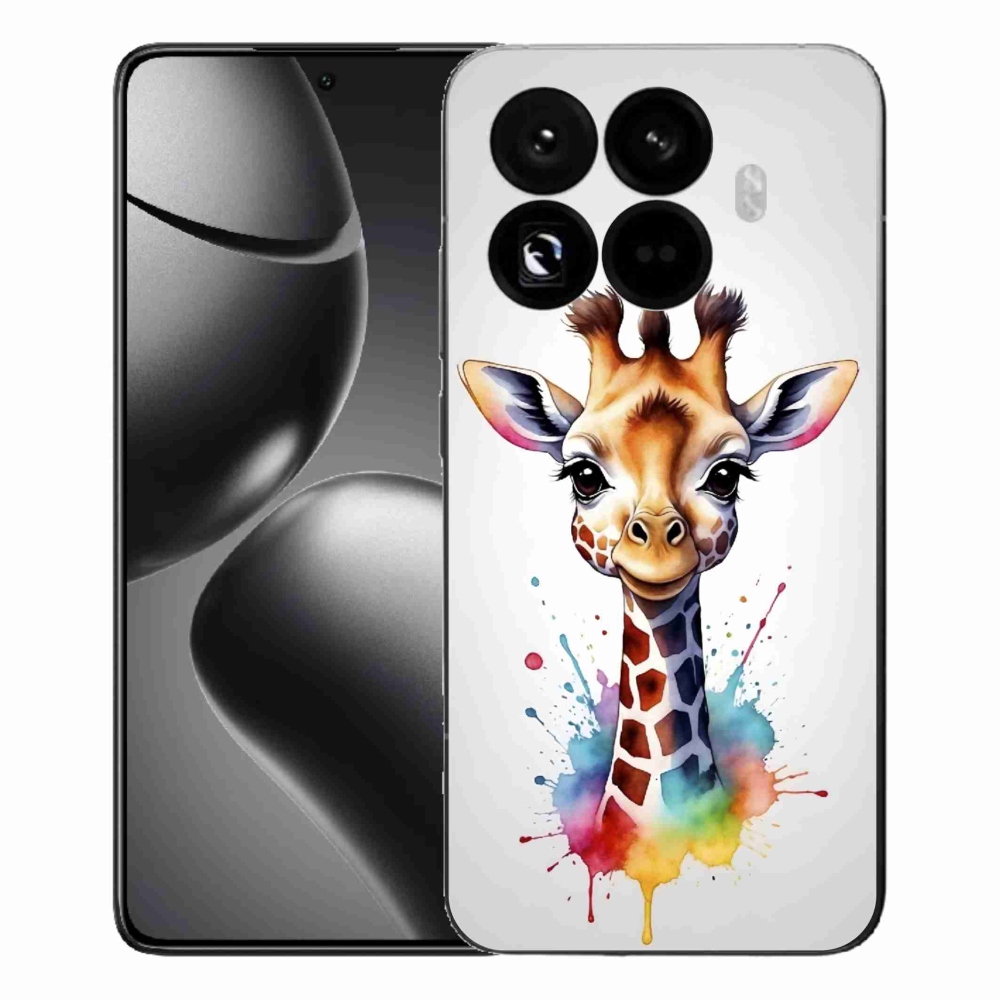 Gél borítás mmCase a Xiaomi 15T Pro számára - zsiráf 1