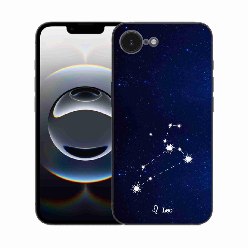 Zselés borítás mmCase iPhone 16e készülékhez - Oroszlán csillagkép