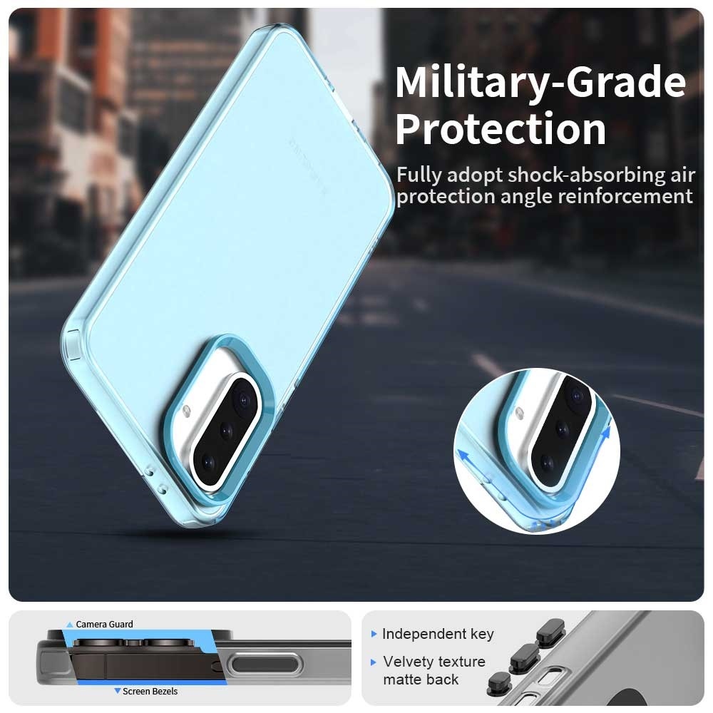 Candy matt zselés tok Samsung Galaxy A36 5G/A56 5G - kék