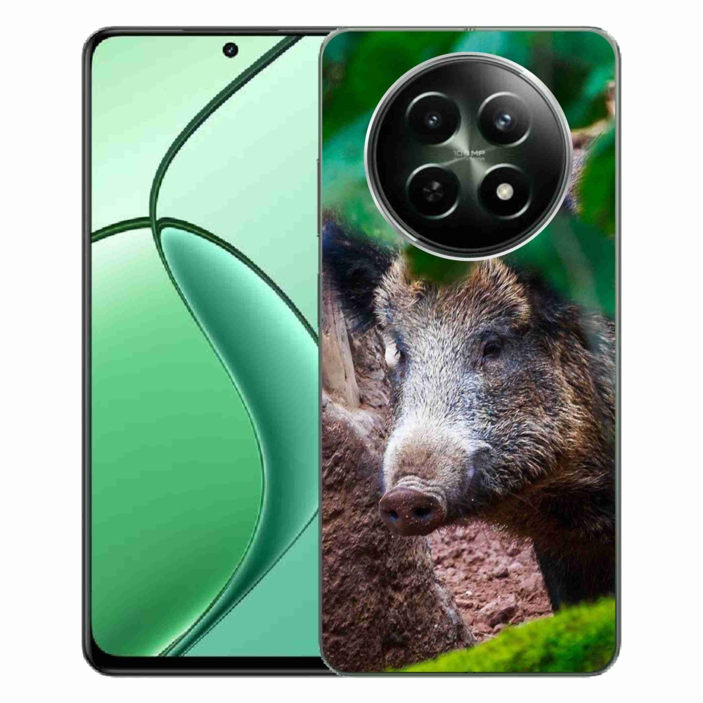 Zselés borítás mmCase a Realme 12 5G/12x 5G készülékhez - vaddisznó