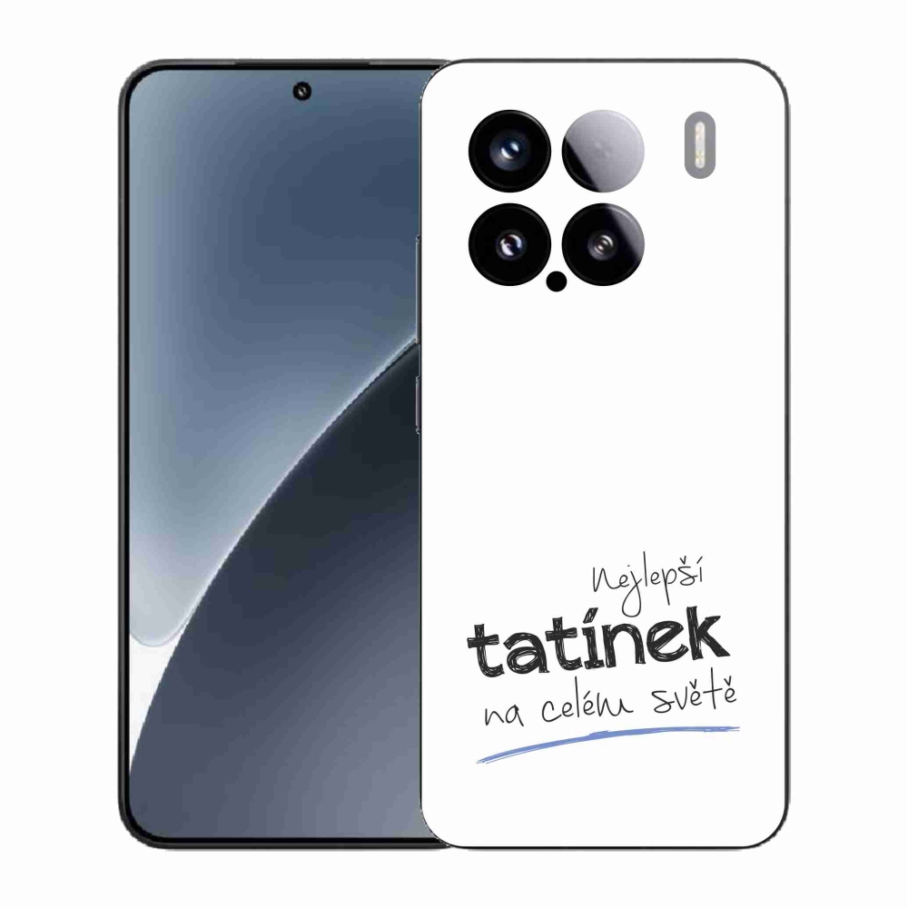 Gél borító mmCase a Xiaomi 15 - legjobb apa 4 fehér háttérrel