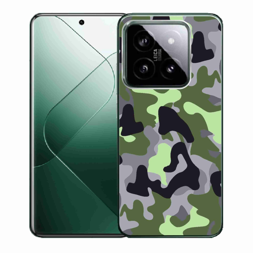 Gél borító mmCase a Xiaomi 14 - terepszínű minta 7