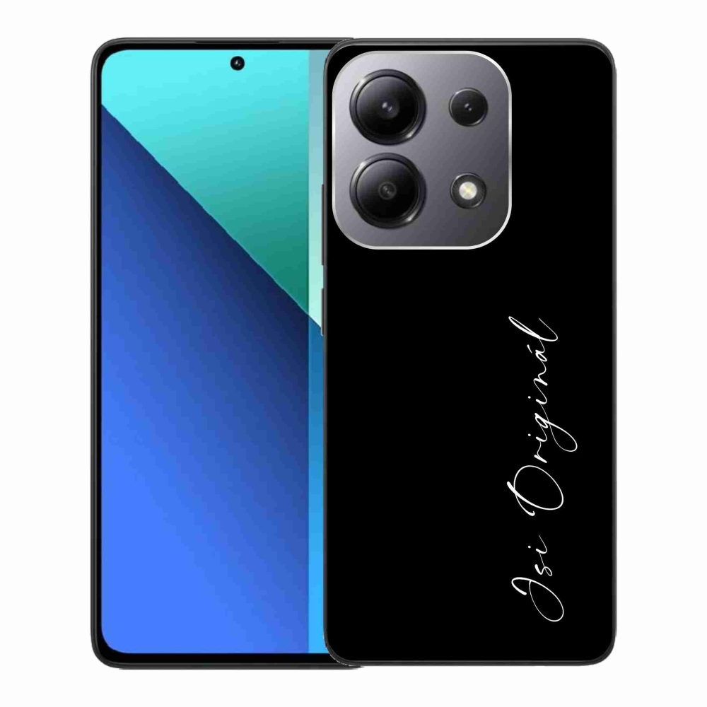 Gél borító mmCase a Xiaomi Redmi Note 13 - te vagy az eredeti fekete háttérrel