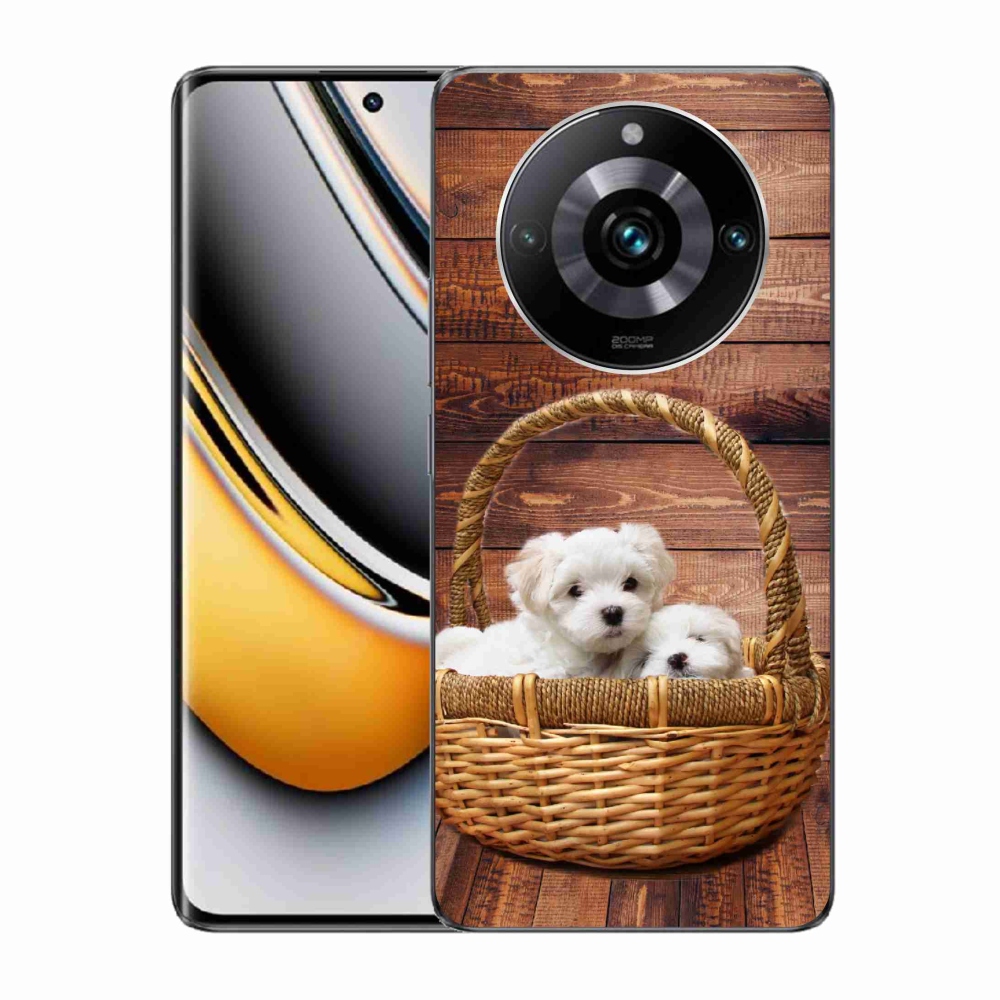Gél borítás mmCase a Realme 11 Pro/11 Pro+ készülékhez - kölyökkutyák