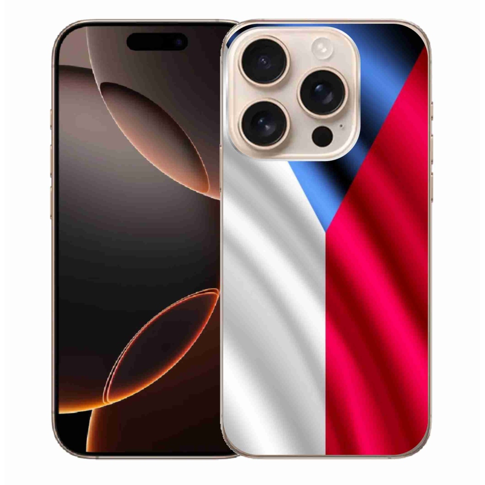 Gél védőhuzat mmCase iPhone 16 Pro Max készülékhez - cseh zászló