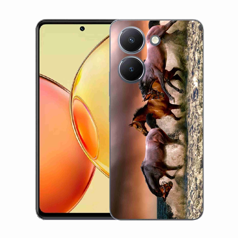 Zselés borítás mmCase a Vivo Y36-hoz - lovak 1